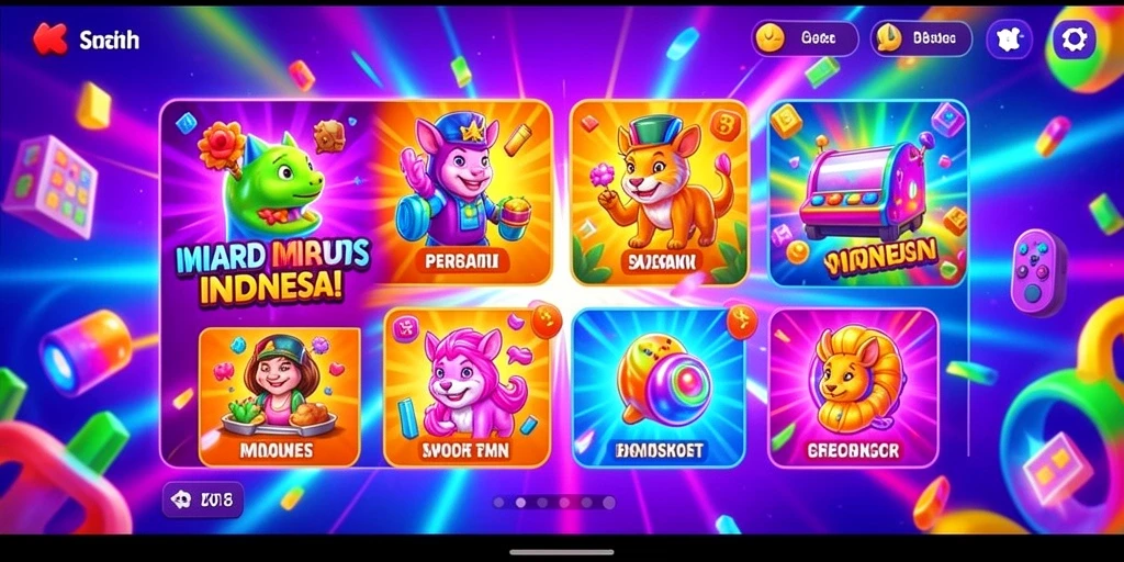 Tampilan antarmuka ACEPARTY yang menarik dan user-friendly.