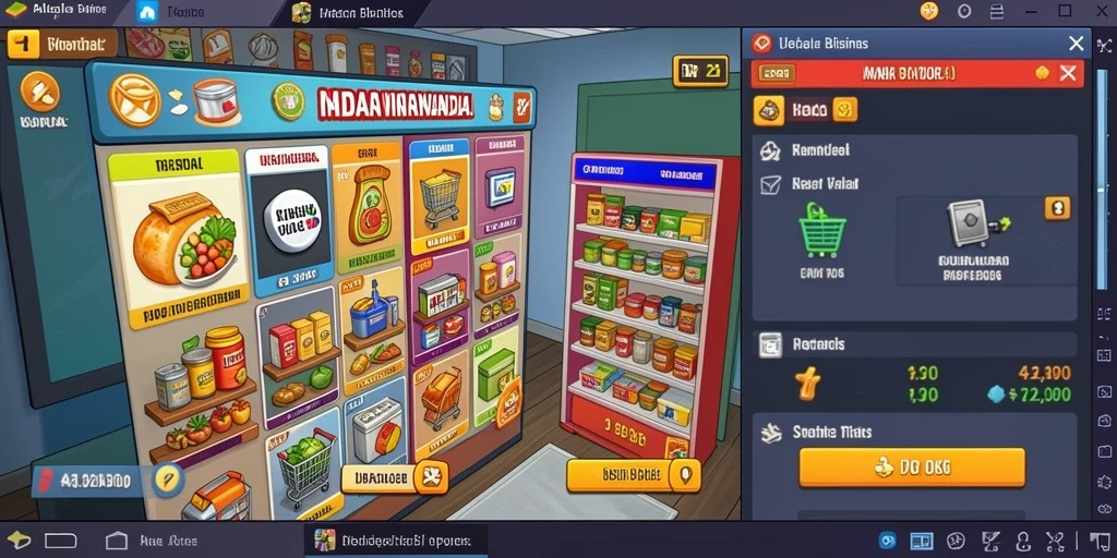 Tampilan awal game yang menarik dan penuh warna.