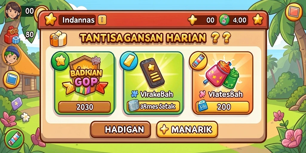 Tampilan permainan slot yang menggoda.
