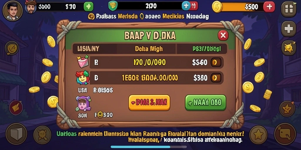 Tampilan antarmuka utama aplikasi GLORY777.
