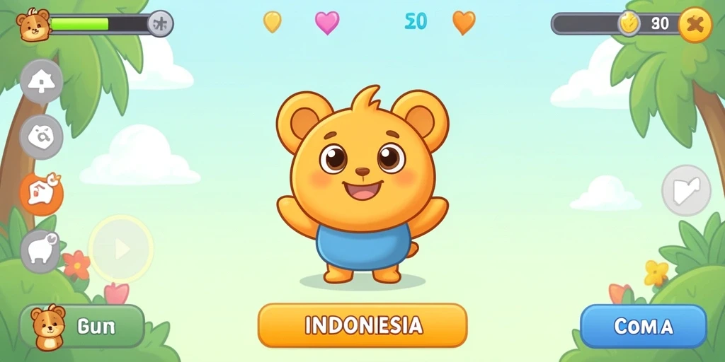 Tampilan interaktif IDPKING yang menarik.
