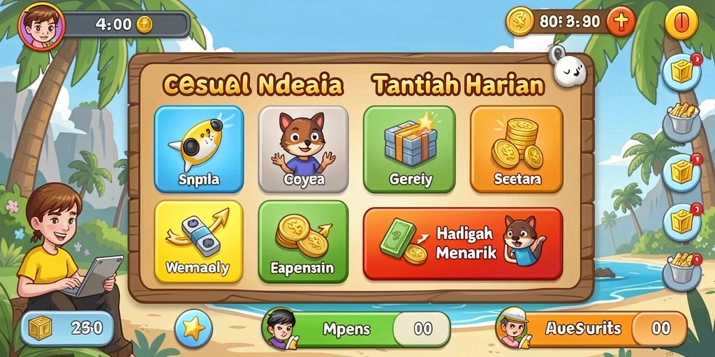 Tampilan antarmuka yang menarik dan mudah digunakan.