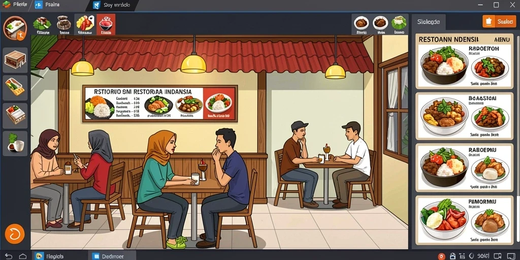 Screenshot pertama menunjukkan antarmuka utama yang intuitif.