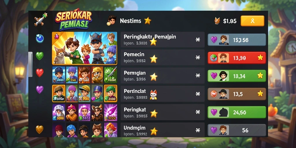 Tampilan utama aplikasi PGBET yang modern dan responsif.