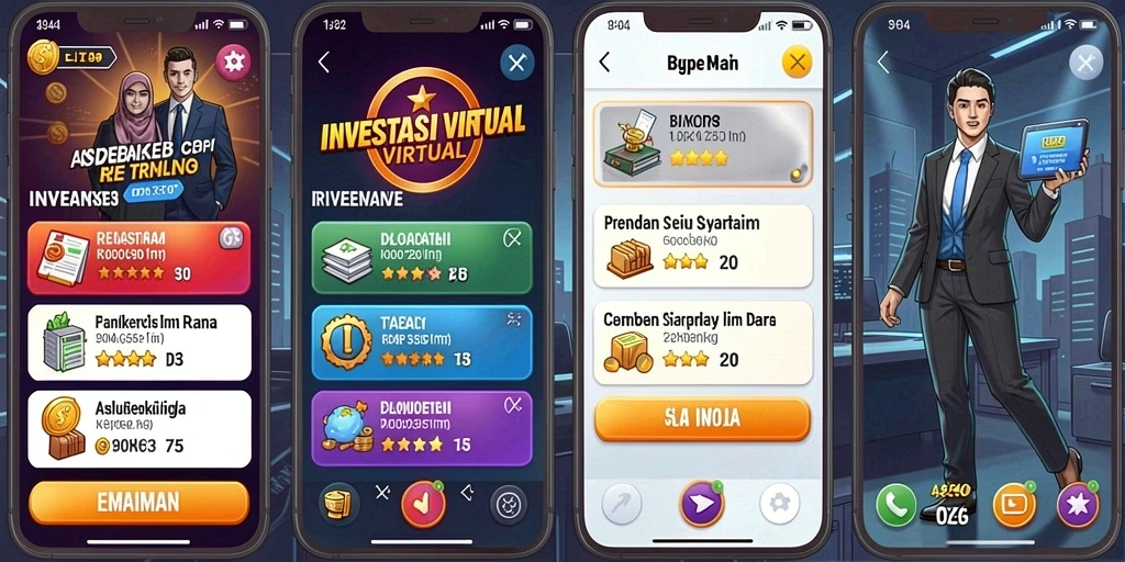 Tampilan awal yang menarik dan intuitif.
