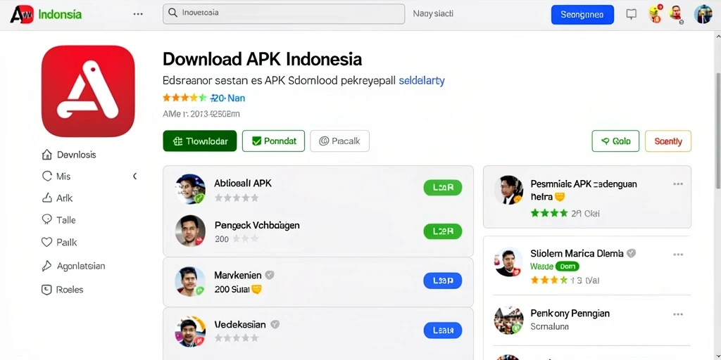 Tampilan awal aplikasi QQ1221 yang menawan.