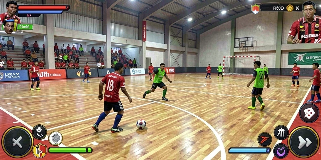 Tampilan grafis yang memukau di dalam game.