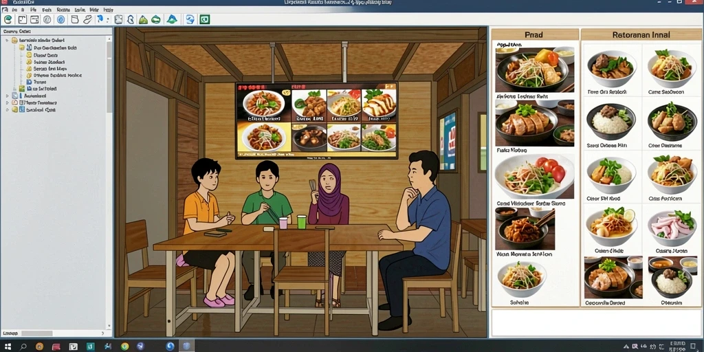Tampilan antarmuka yang ramah pengguna.