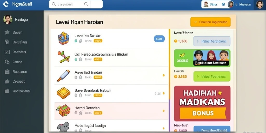 Tampilan antarmuka yang memukau dan intuitif.