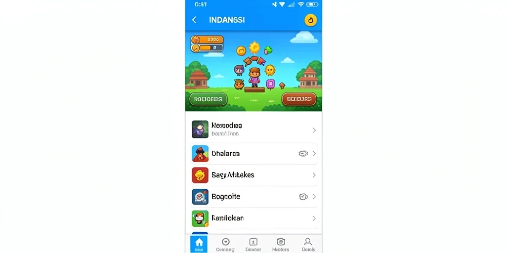 Tampilan awal game X78 yang menarik dan penuh warna.
